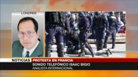 Bigio: Macron no esperaba protestas tras incendio de Notre Dame