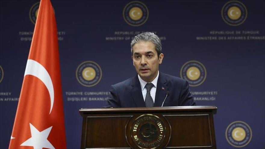 Hami Aksoy, un portavoz del Ministerio de Asuntos Exteriores de Turquía.