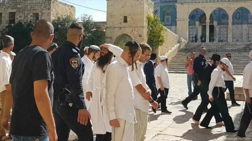 Unos 170 colonos israelíes irrumpen en la Mezquita Al-Aqsa