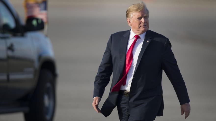 El presidente de EEUU, Donald Trump, en una visita a Florida, 18 de abril de 2019. (Foto: AFP)