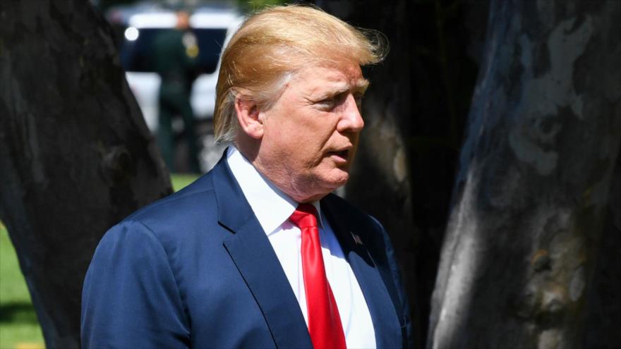 El presidente de Estados Unidos, Donald Trump, en un acto en Florida, 21 de abril de 2019. (Foto: AFP)