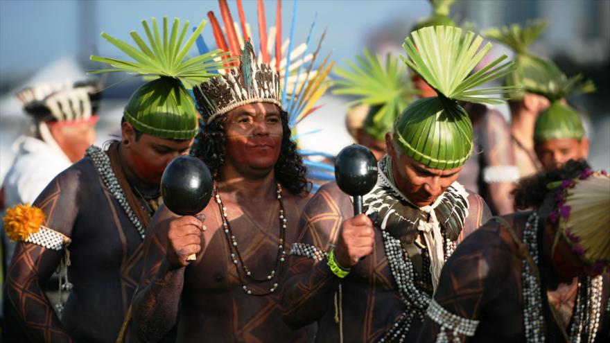 Indígenas protestan en Brasilia contra Jair Bolsonaro | HISPANTV