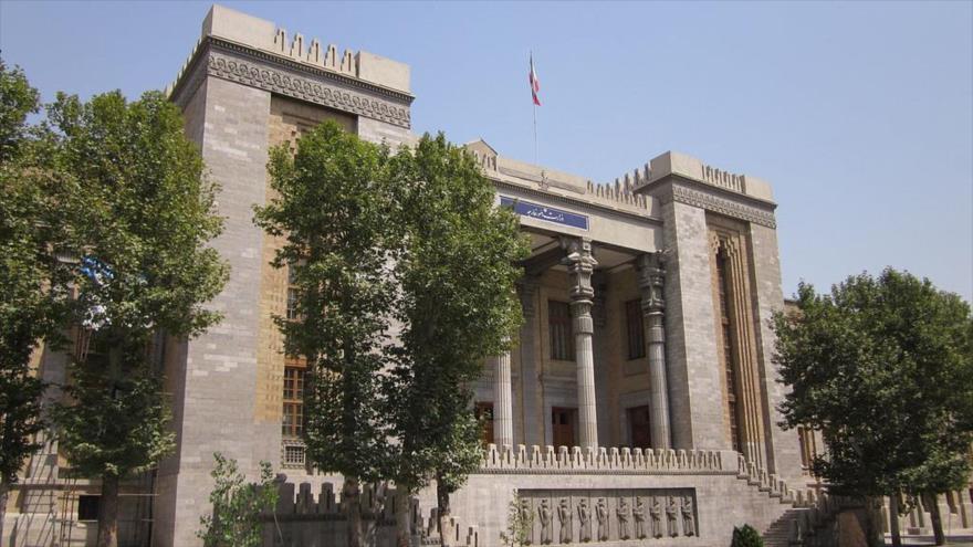 La sede de la Cancillería de Irán en Teherán, la capital.