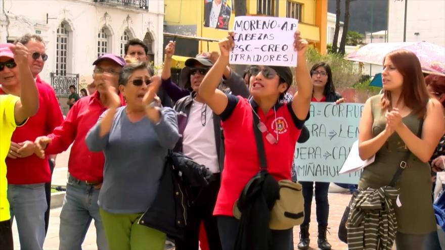 Denuncian bloqueo a investigación contra Lenín Moreno
