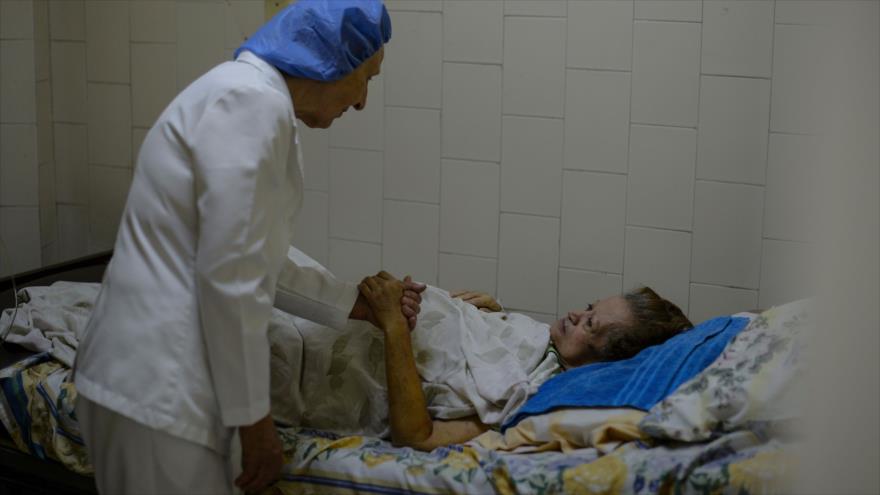 El Hospital de la Cruz Roja en Caracas, capital de Venezuela, 17 de abril de 2019. (Foto: AFP)