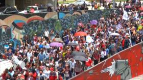 Colombianos realizan paro nacional por 24 horas contra Gobierno