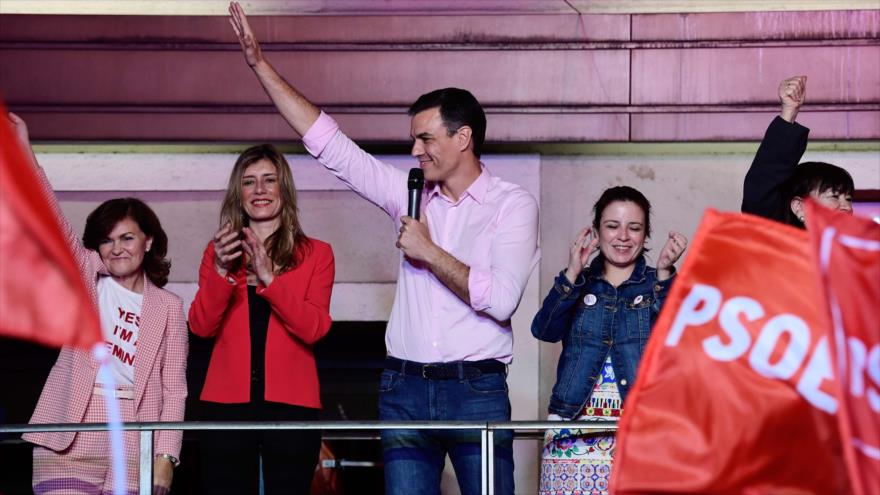 Pedro Sánchez gana las elecciones en España