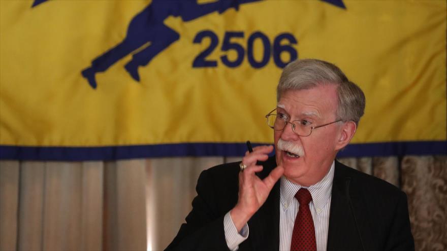 El asesor de Seguridad Nacional de EE.UU., John Bolton, ofrece un discurso en la ciudad de Florida, 17 de abril de 2019. (Foto: AFP)