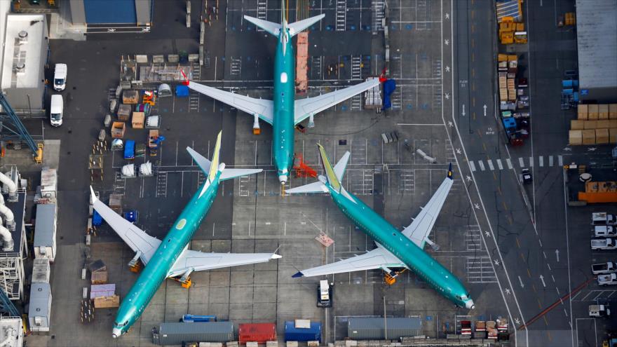 Aviones de la fábrica Boeing de Renton, Estados Unidos.