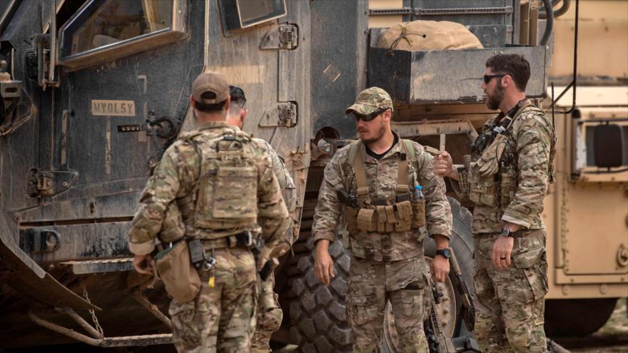 Soldados de EE.UU. en la provincia de Deir Ezzor, este de Siria, 23 de marzo de 2019. (Foto: AFP)