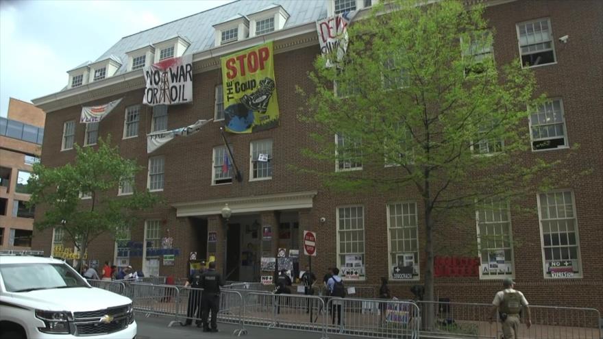 Tensión en la embajada de Venezuela en Washington D.C.