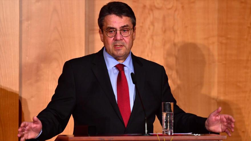 El ex ministro de Relaciones Exteriores alemán Sigmar Gabriel durante un acto celebrado en Berlín, la capital germana, 14 de marzo de 2018. (Foto: AFP)