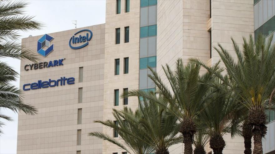 La oficina de la compañía israelí Cellebrite en Petah Tikva, centro de los territorios palestinos ocupados.