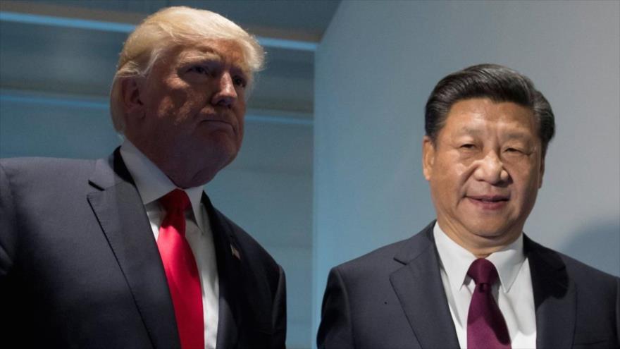 El presidente de EE.UU., Donald Trump (izq.), y su homólogo chino, Xi Jinping.