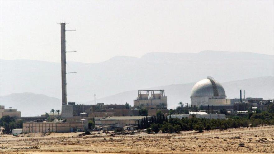 Reactor nuclear israelí a las afueras de Dimona, en el desierto de Néguev (centro sur de Palestina ocupada).