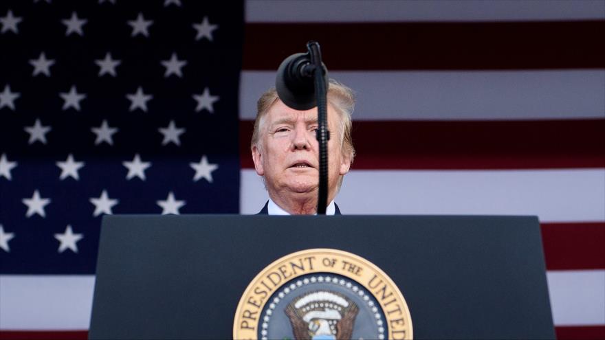 El presidente de EE.UU., Donald Trump, ofrece discurso en Florida, 9 de mayo de 2019. (Foto: AFP)