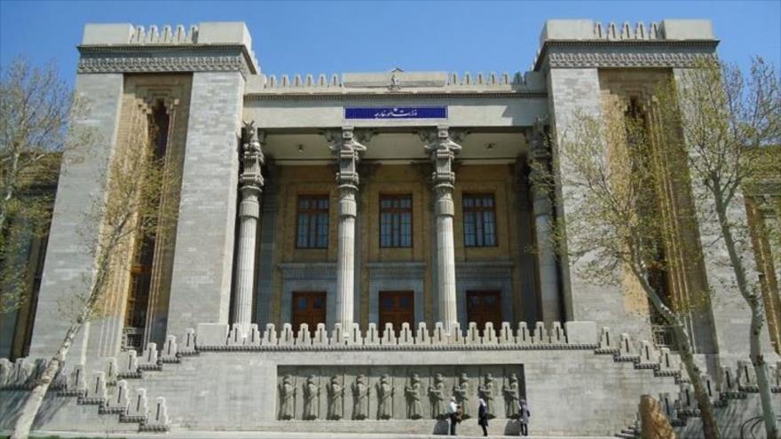 El edificio del Ministerio iraní de Asuntos Exteriores en Teherán, la capital.