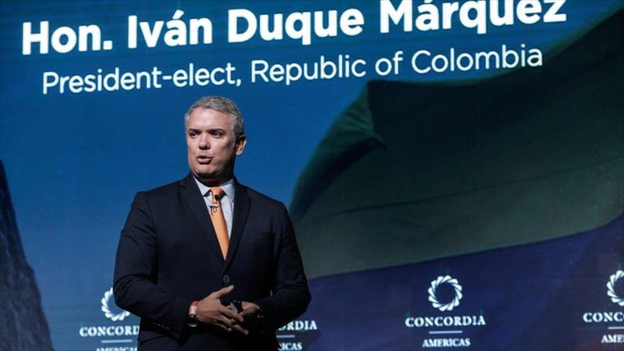 Duque pide más cerco diplomático y sanciones contra Venezuela | HISPANTV
