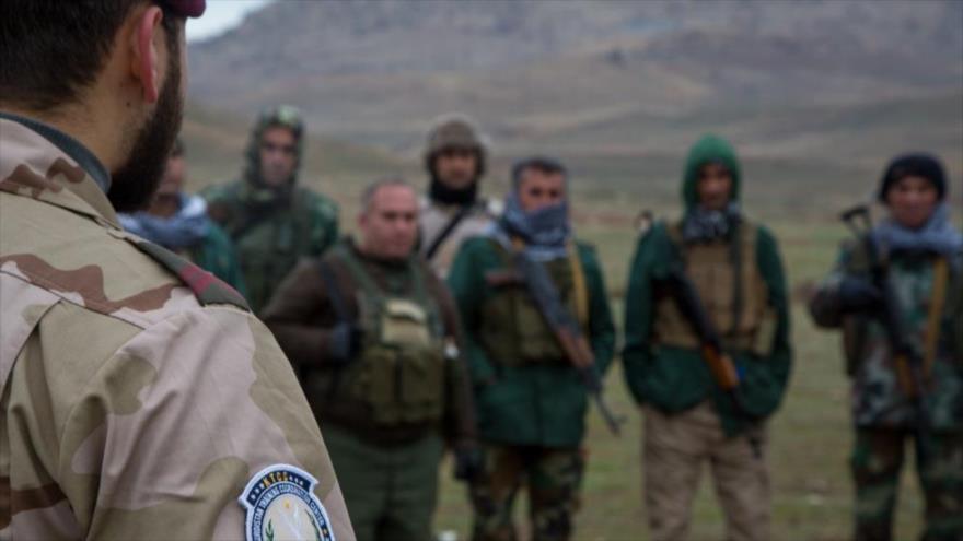 Un soldado del Ejército neerlandés durante una misión de entrenamiento militar en Erbil, en el norte de Irak, 22 de enero de 2018.