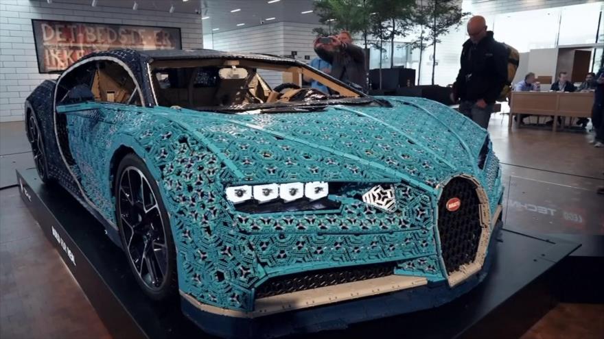 Lego fabrica una réplica tamaño real de Bugatti Chiron