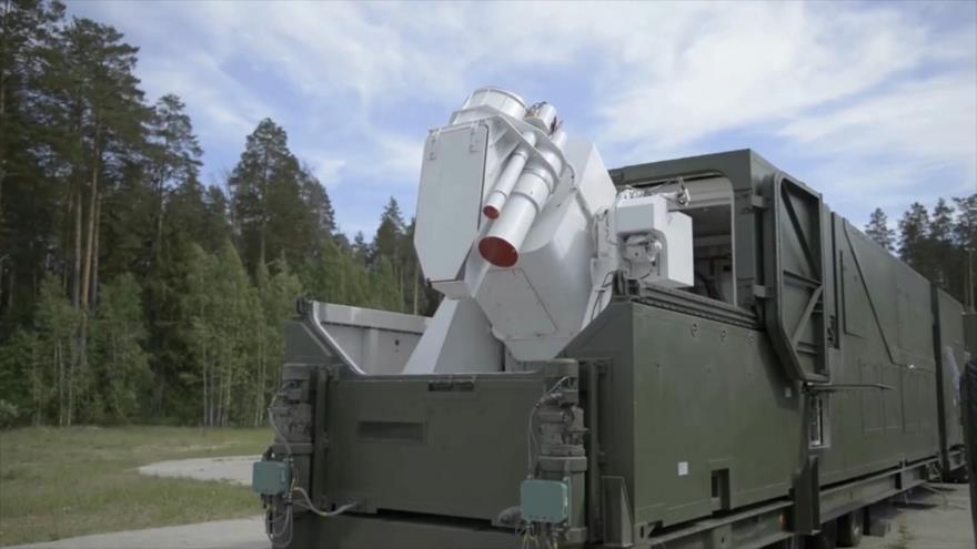 El moderno sistema láser de combate Peresvet del Ejército ruso.