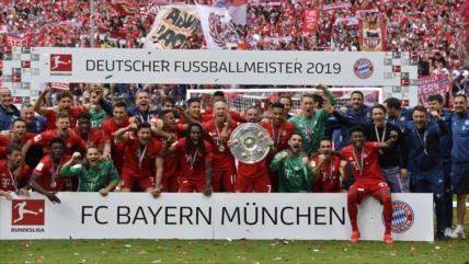 Bayern de Múnich conquista su séptima Bundesliga consecutiva