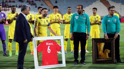 Xavi se despide del fútbol en el estadio de Azadi de Teherán