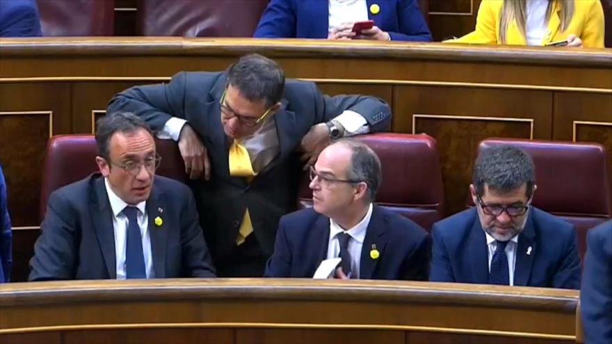 Arranca polémica legislatura entre presos independentistas y Vox