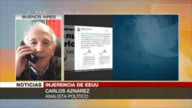 Aznarez: Guaidó cumple papel de perrito faldero de EEUU 