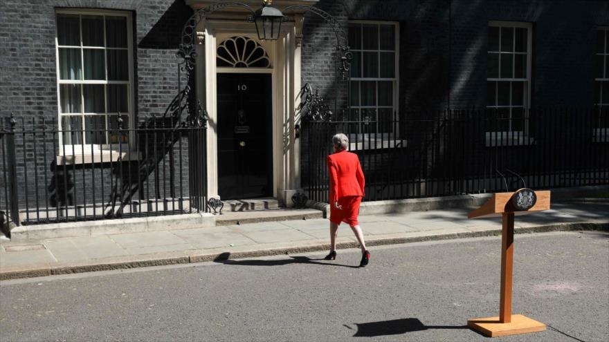 Primera ministra británica anuncia su dimisión para el 7 de junio