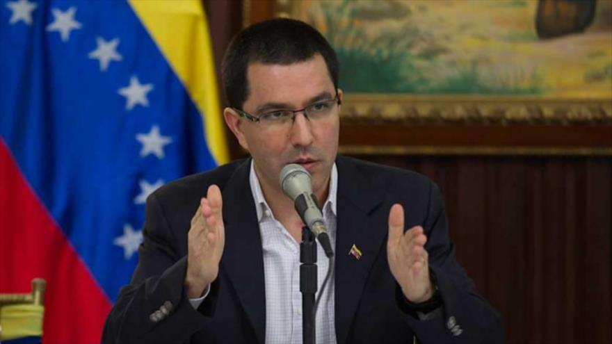 El ministro de Exteriores de Venezuela, Jorge Arreaza.