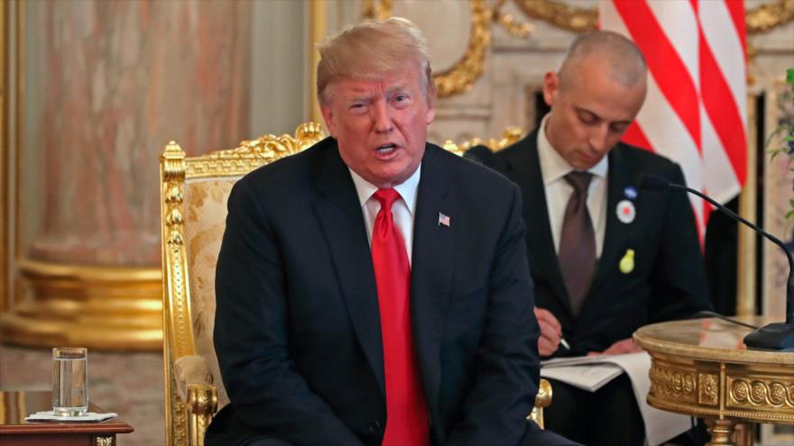 El presidente de, EE.UU., Donald Trump, habla en una rueda de prensa en Tokio, capital japonesa, 27 de mayo de 2019. (Foto: AFP)