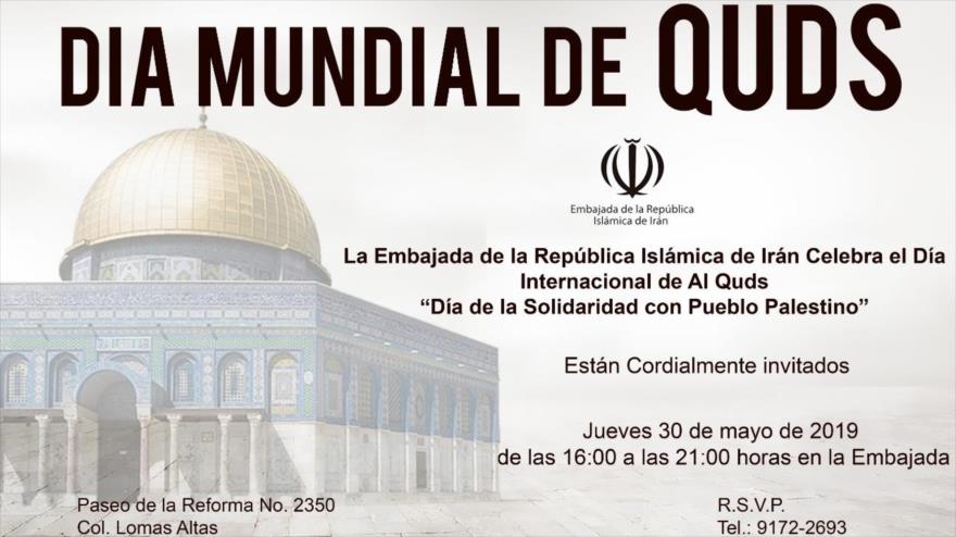 Embajada de Irán en la Ciudad de México celebra el Día Mundial de Al-Quds.