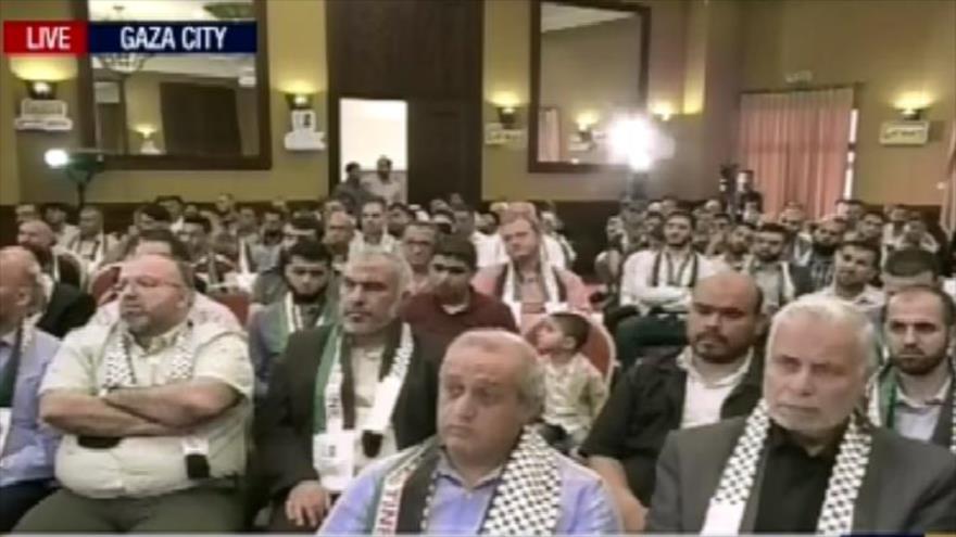 Conferencia de solidaridad con causa palestina en Gaza.