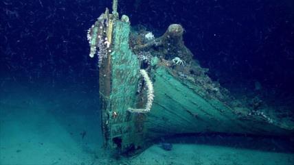 Hallan misterioso barco naufragado en fondo de golfo de México