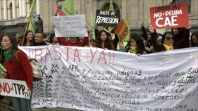 Los “cansados” aparecen por las calles de Chile: dicen “Basta Ya”