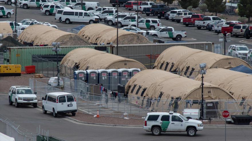 Un centro de detención temporal para migrantes en el sector fronterizo de El Paso, en el estado de Texas, sur de EE.UU., 31 de mayo de 2019. (Foto: AFP)