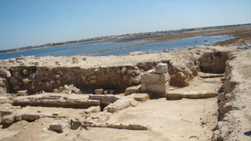 La basílica ubicada en el antiguo puerto de Marea, en Egipto.