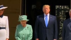 Trump inicia su visita de Estado en el Reino Unido