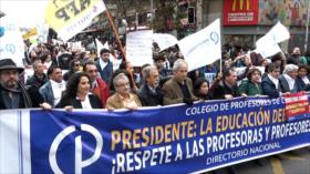 Huelga docente revela magnitud de crisis educacional en Chile