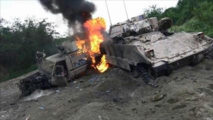 Vídeo: Fuerzas yemeníes atacan con misiles a militares saudíes