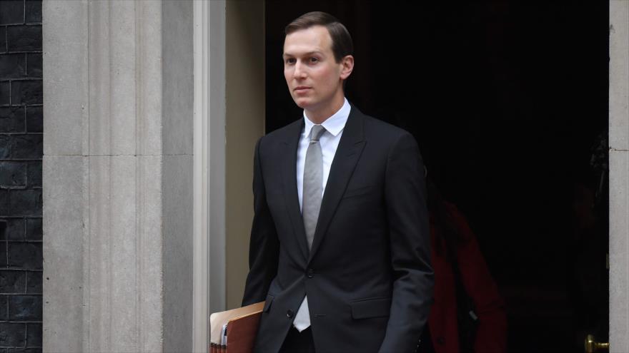 El asesor principal de la Casa Blanca, Jared Kushner, tras una reunión en Londres (capital británica), 4 de junio de 2019. (Foto: AFP)