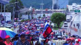 Plataformas sociales en Honduras salen a calles contra Hernández