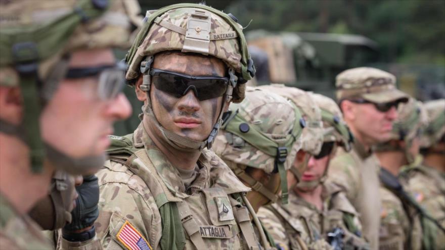 Los soldados estadounidenses durante los ejercicios militares de la OTAN en Polonia, 16 de junio de 2017.