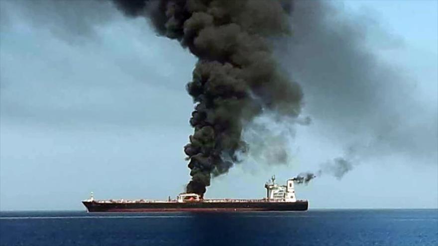 Irán rechaza postura “alarmante” de EEUU sobre petroleros quemados | HISPANTV