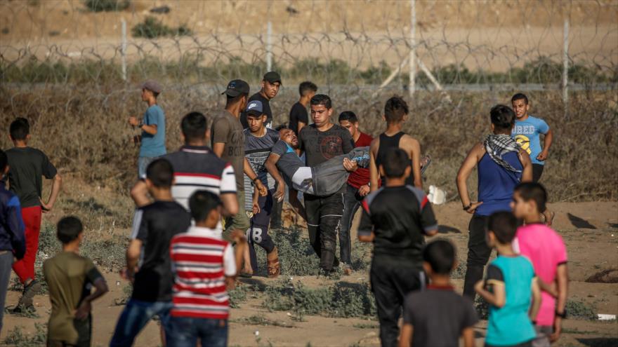 Represión israelí deja 49 palestinos heridos en la Franja de Gaza
