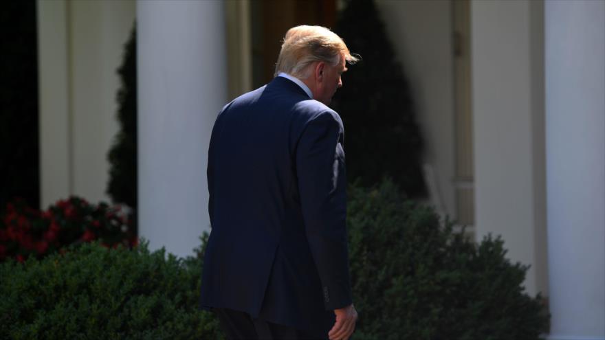 El presidente estadounidense, Donald Trump, en la Casa Blanca, Washington, 14 de junio de 2019. (Foto: AFP)