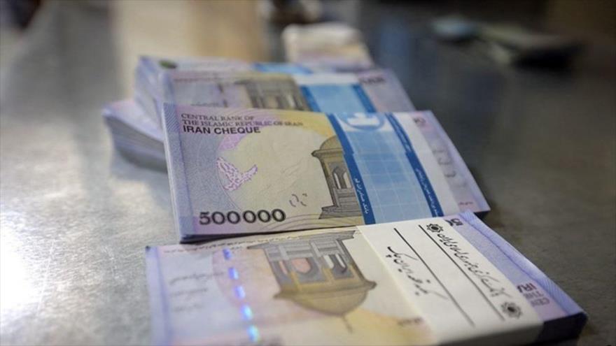 Billetes de 500 000 riales de Irán.