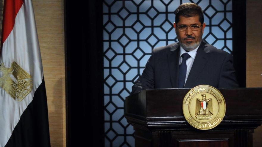 El expresidente de Egipto, Muhamad Mursi.