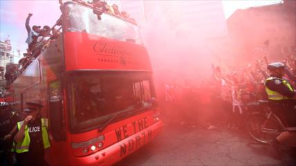 Vídeo: Tiroteo en celebración de un equipo de NBA en Toronto 